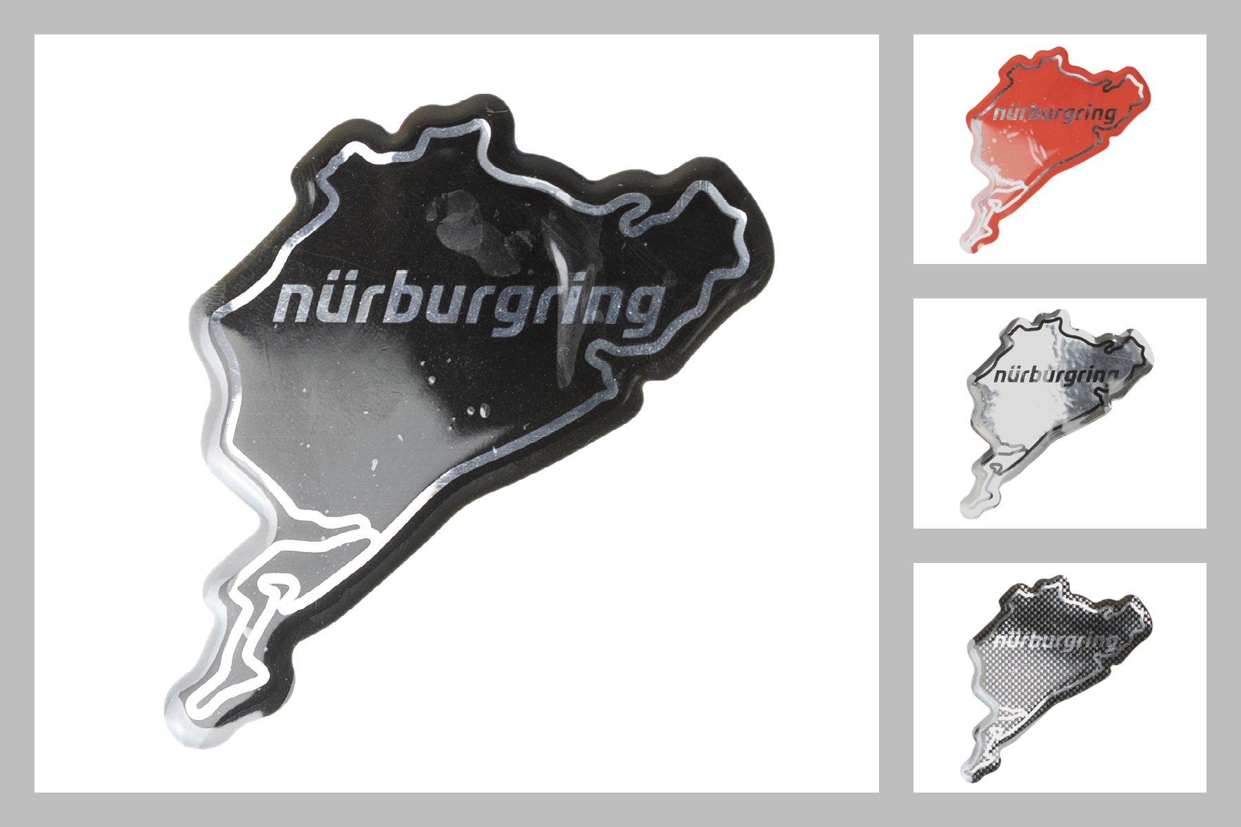 3D Aufkleber Nürburgring 6cm